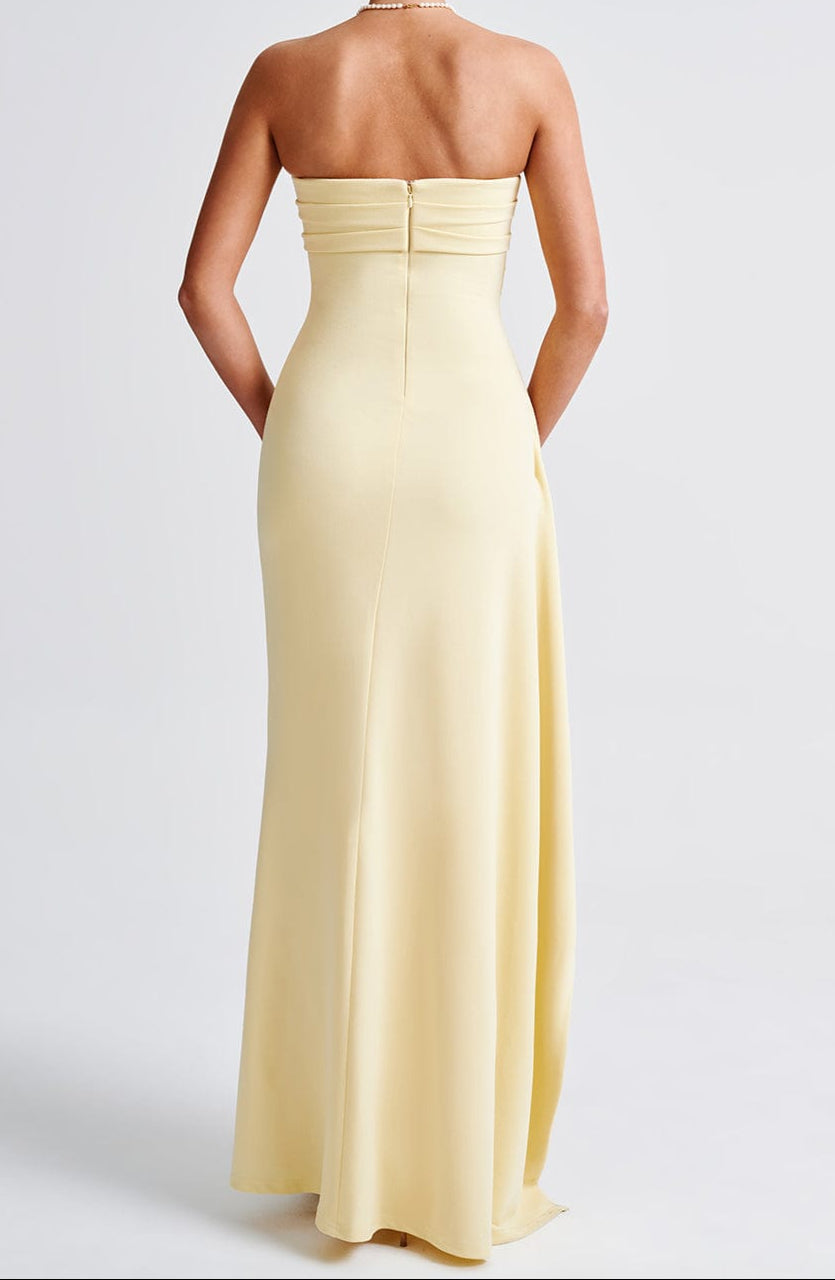 Noa Maxi Dress - Lemon