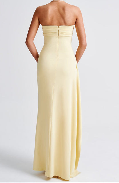 Noa Maxi Dress - Lemon