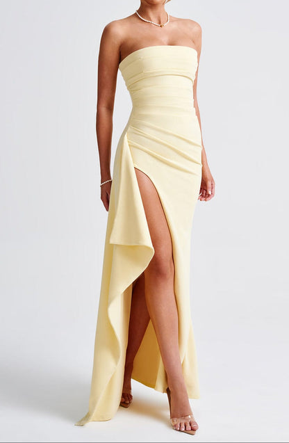 Sara Maxi Dress - Lemon