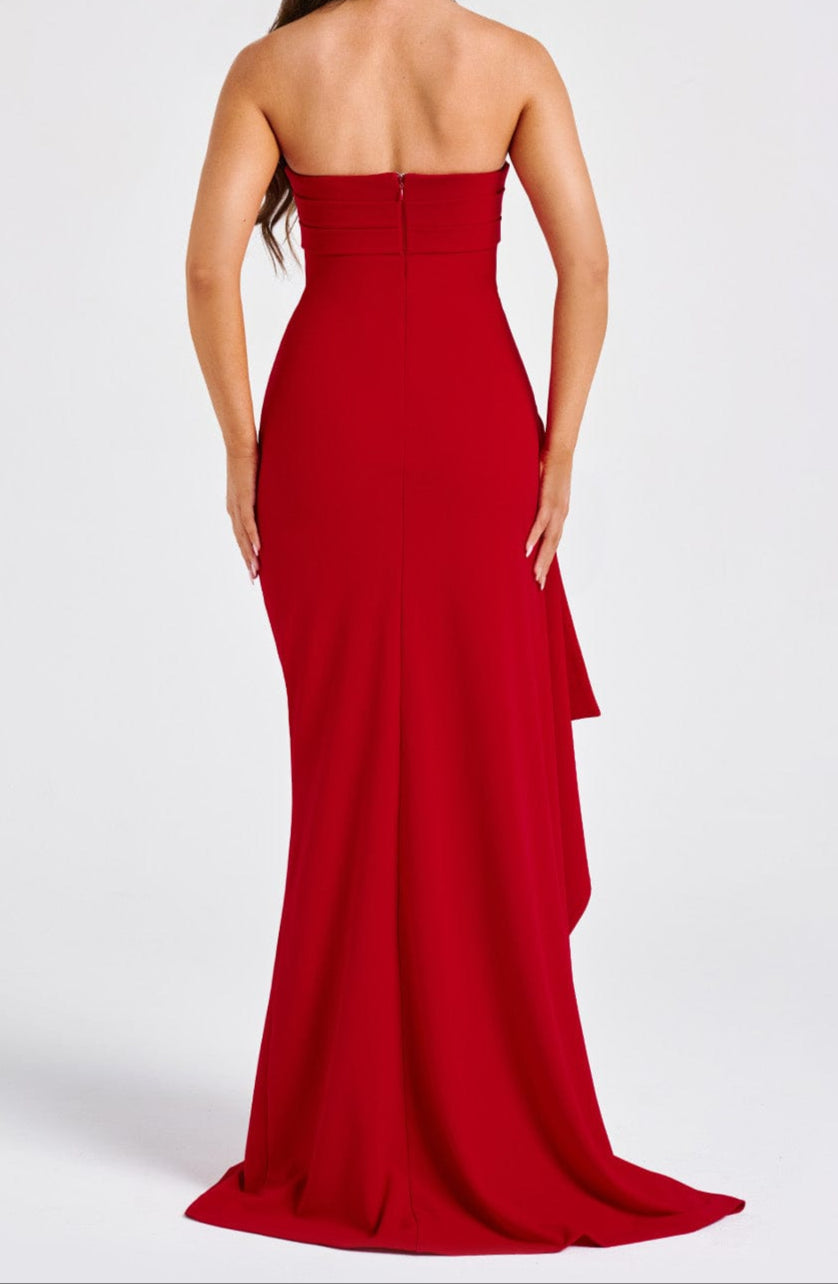 Blanca Maxi Dress - Red
