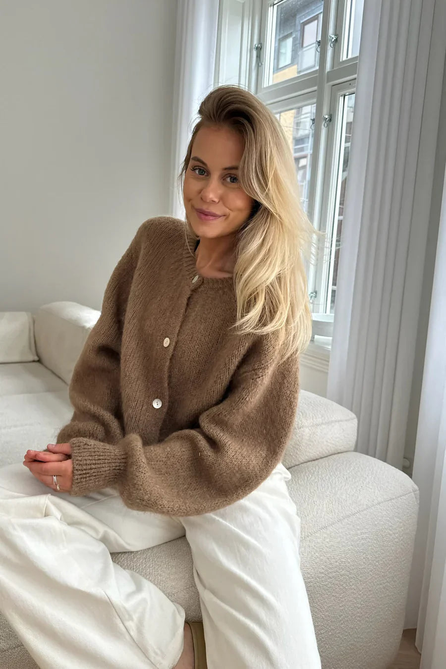 Knitted Vest - Brownie