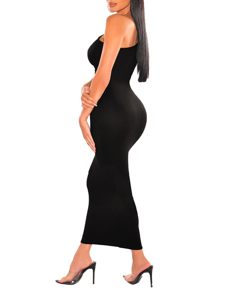 Off-Shoulder Irregular Dress