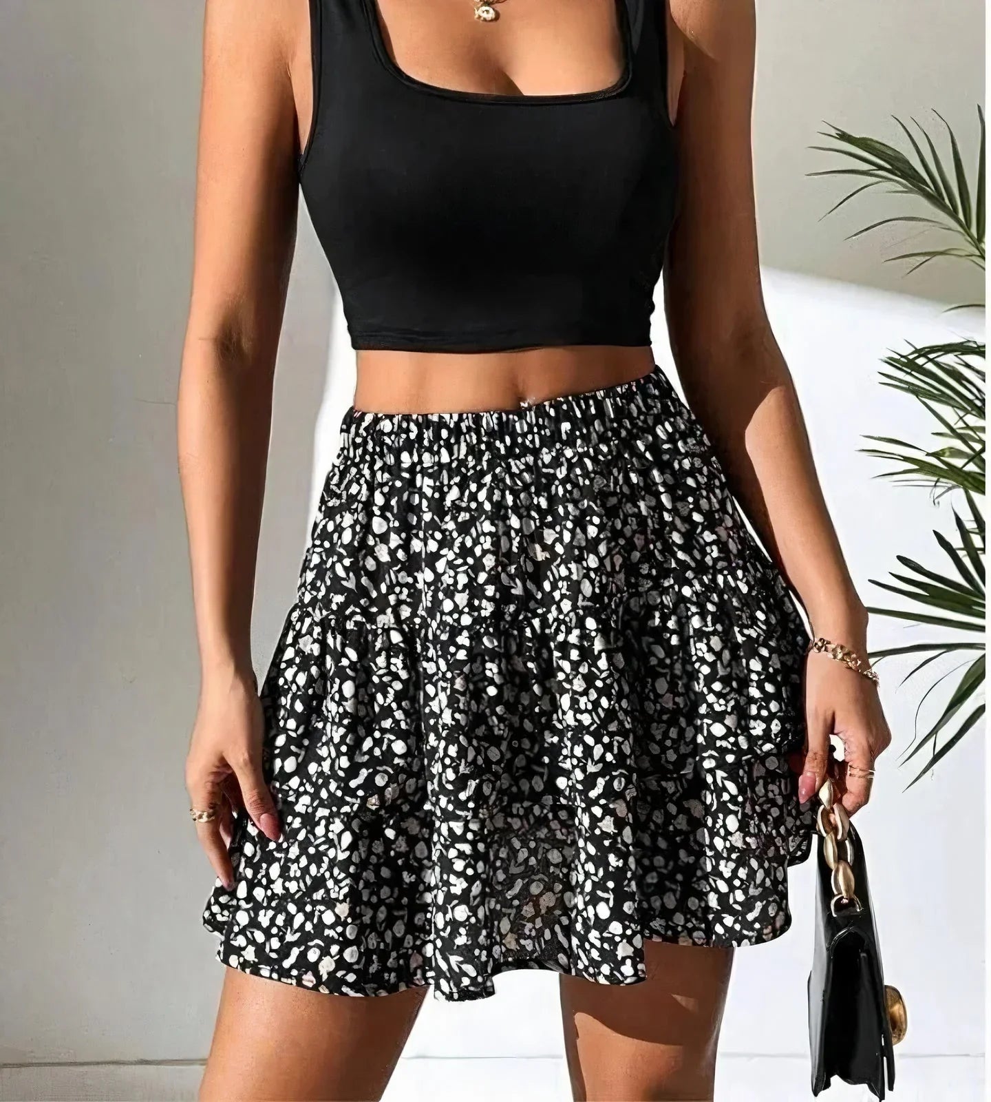 Mirabel | Ruffled Mini Skirt